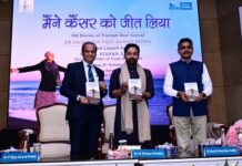 Union Minister G. Kishan Reddy Launches “Maine Cancer Ko Jeet Liya” by Dr. Vijay Anand Reddy at Indraprastha Apollo Hospitals